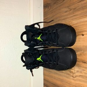Air Jordans (black and green)